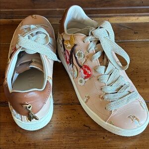 Coach C101 Cherry leather sneakers